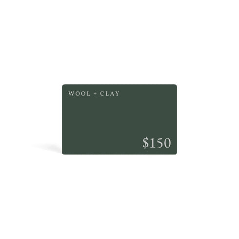Wool+Clay Gift Card